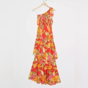 Farm Rio Red Papaya Dress